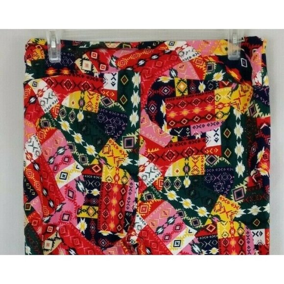 NEW LuLaRoe TC2 Leggings Multi-Color Western Design - Picture 4 of 6